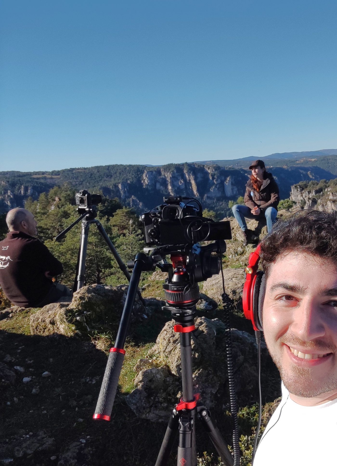 Quentin en tournage avec le GH6